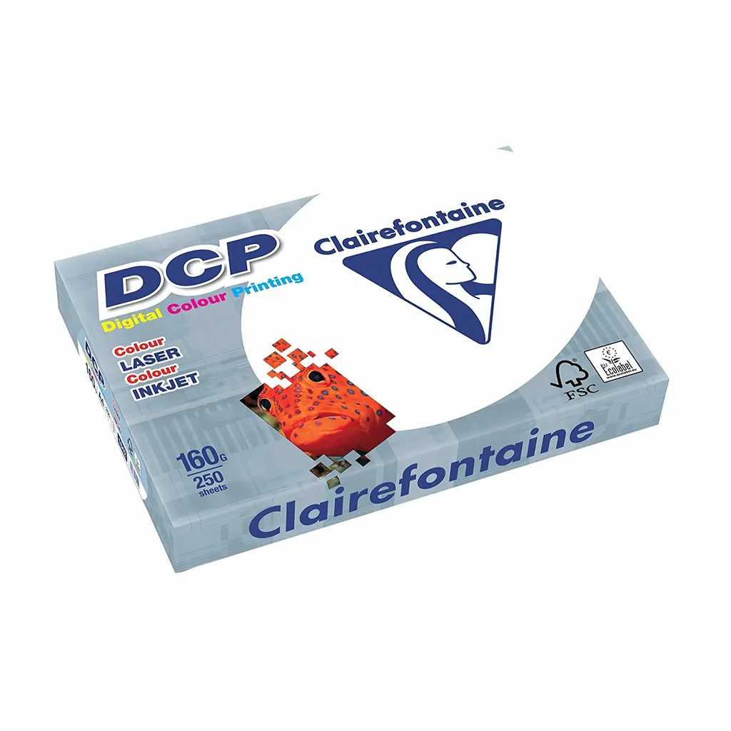Clairalfa Multifunktionspapier DCP DIN A4 160 g/qm weiß 250 Blatt